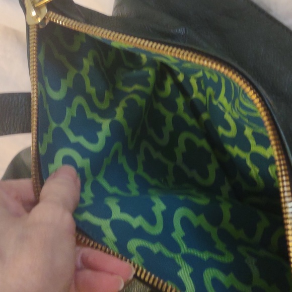 🔥SALE orYany Tote Bag in a Beautiful Hunter Green Leather. NWOT - Picture 13 of 16